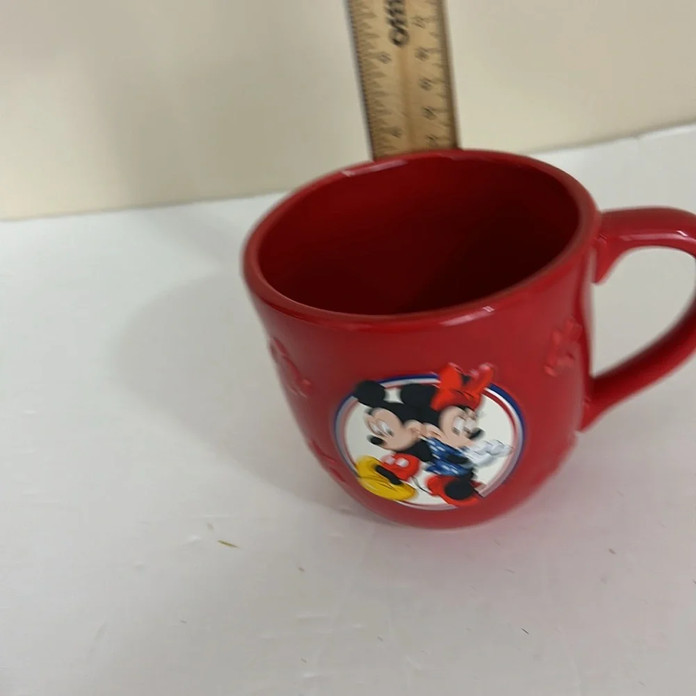 Hallmark Red Disney Minnie and Mickey Mouse Mug